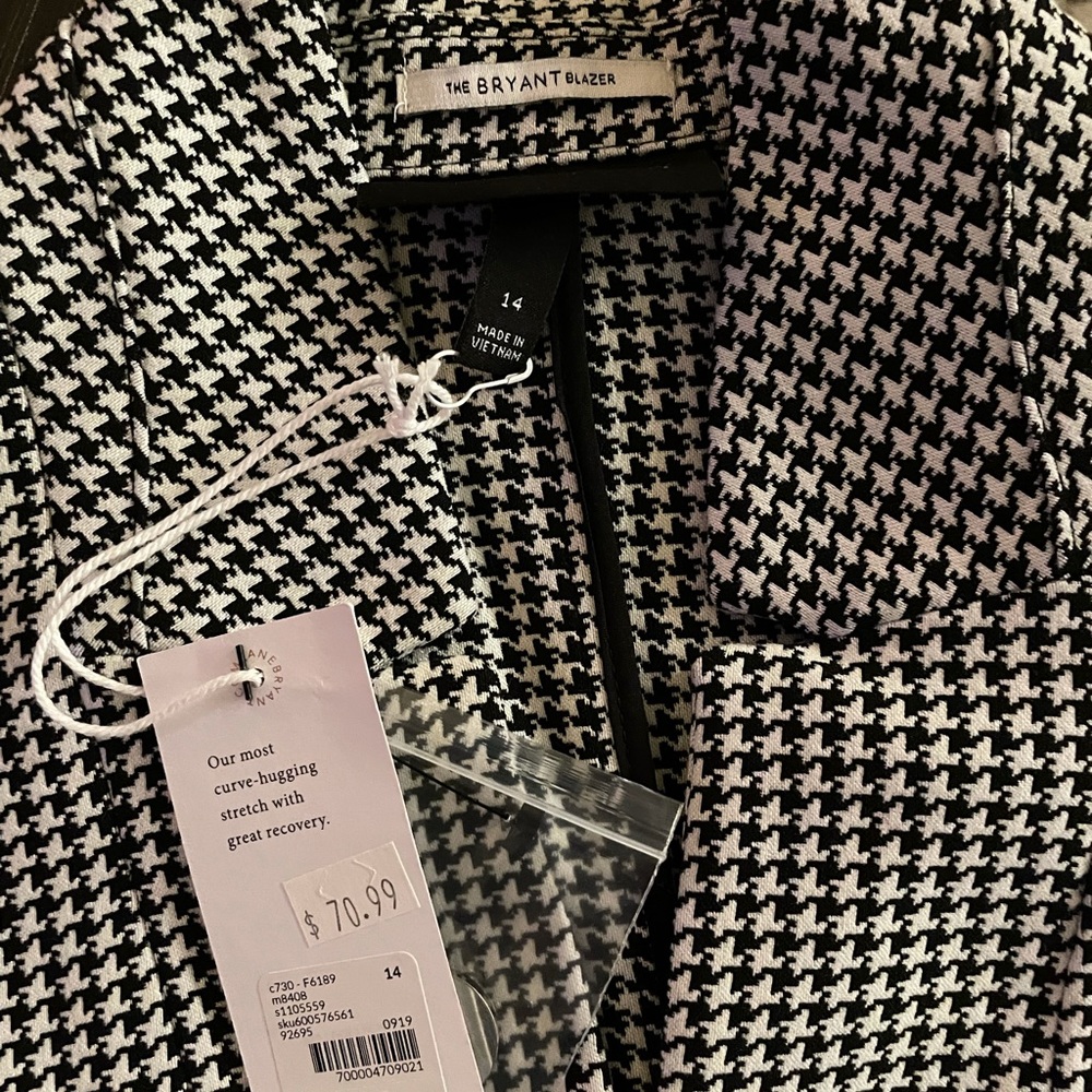 Lane Bryant Black and White Blazer